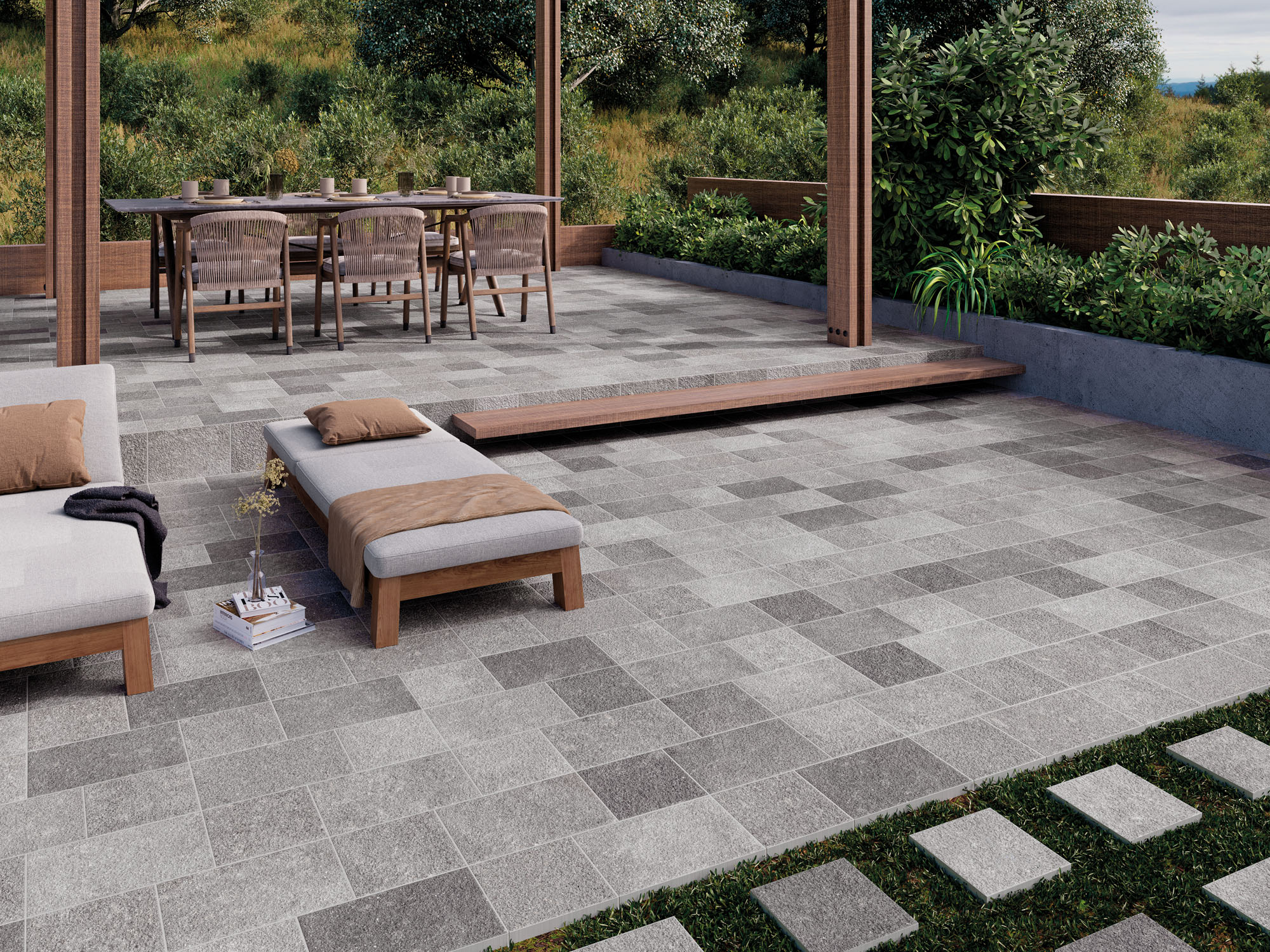 VULCANO GREY 20X20 + 20X30 OUTDOOR VULCANO GREY 20X20 20X30 OUTDOOR 1 - Terrazas