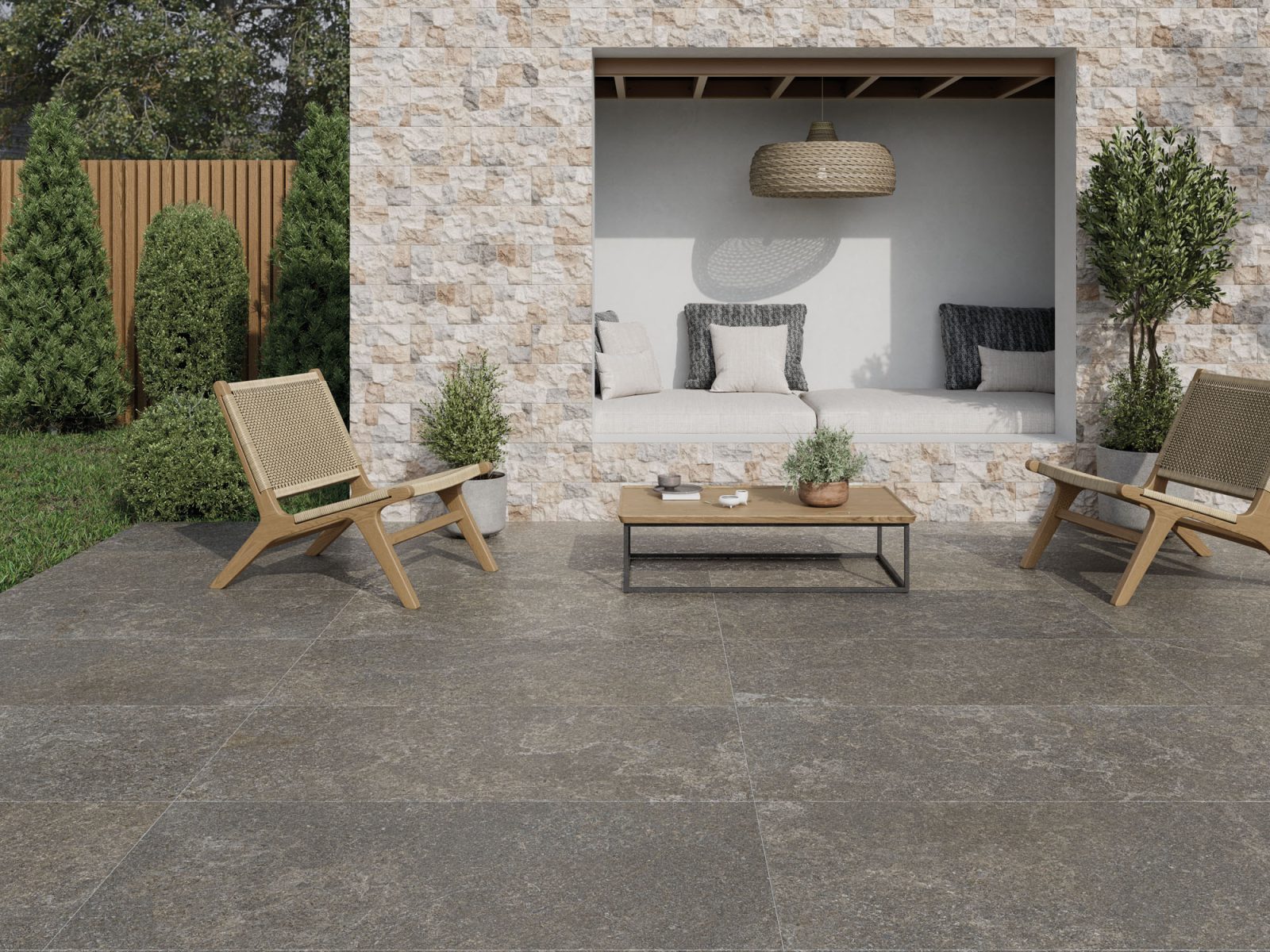 amb GUGGENHEIM OLIVE 60X120 + CIERZO MIX outdoor amb GUGGENHEIM OLIVE 60X120 CIERZO MIX outdoor 1 - Exteriores